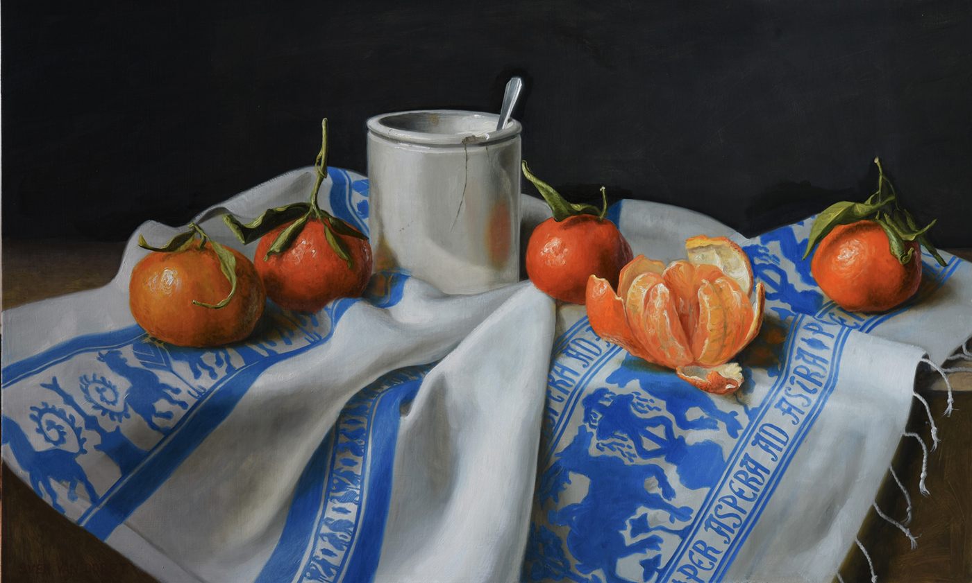 Perugian towl and clementines